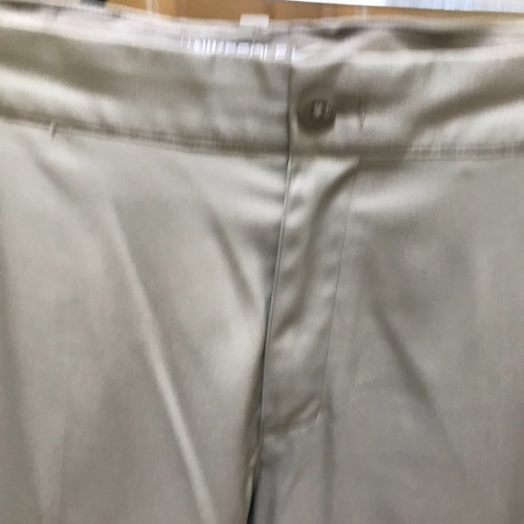 NIKE GOLF DRI FIT MEN SZ34 X 32 NWOT TAG TOUR PERFORMANCE KHAKI - Picture 2 of 6